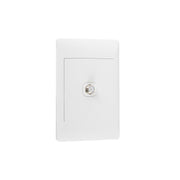Look White Satellite Socket 2x4 Switch Plate - Lighting.co.za