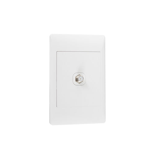 Look White Satellite Socket 2x4 Switch Plate - Lighting.co.za