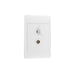 Look White TV and Satellite Socket 2x4 Switch Plate - Lighting.co.za