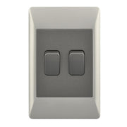 Look Duo 2 Lever 2 Way Light Switch - Lighting.co.za
