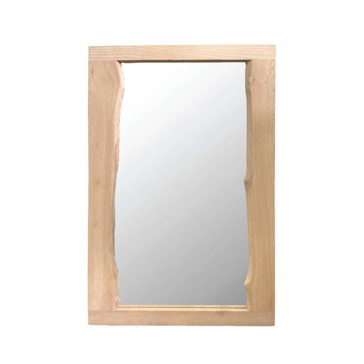 Edge Wooden Frame Rectangular Mirror - Lighting.co.za