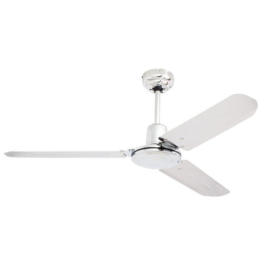Bayside Black | Chrome | White 3 Blade Ceiling Fan Only - Ceiling Fan - Lighting.co.za