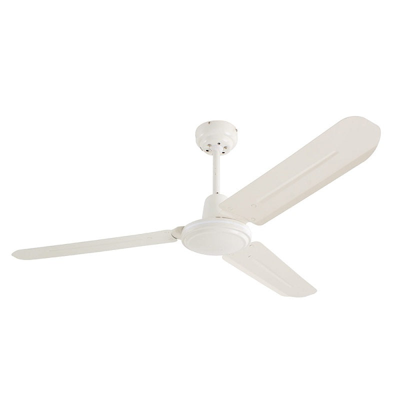 Bayside Black | Chrome | White 3 Blade Ceiling Fan Only - Lighting.co.za