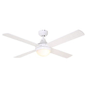 Twister 4 Blade White Ceiling Fan - Lighting.co.za