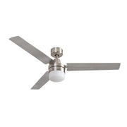Flow Silver 3 Blade Ceiling Fan - Lighting.co.za