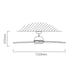 Malibu 3 Blade LED Ceiling Fan 2 Options - Lighting.co.za