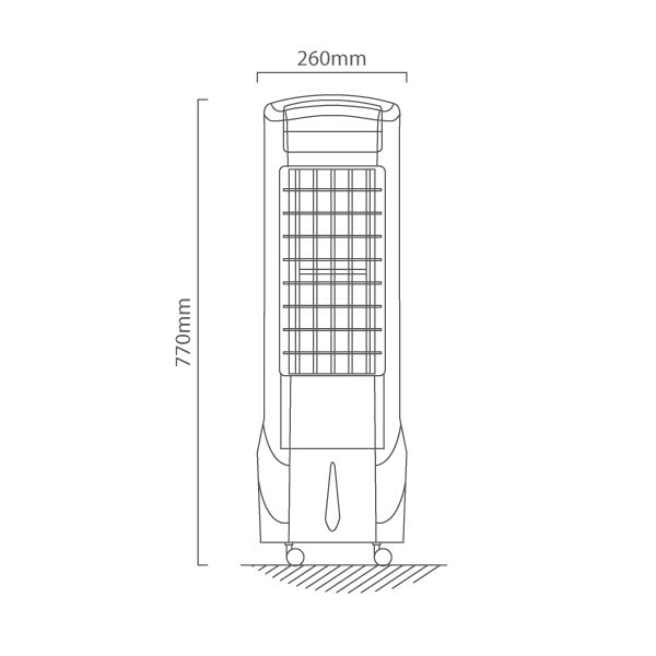 Macy Portable Rechargeable Mist Fan with LED Light - Lighting.co.za
