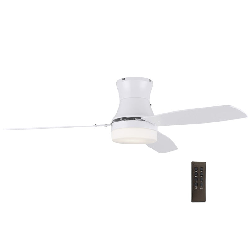 Calypso White 3 Blade Ceiling Fan - Lighting.co.za