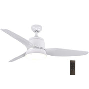 Sanzo 3 Blade White Ceiling Fan - Lighting.co.za