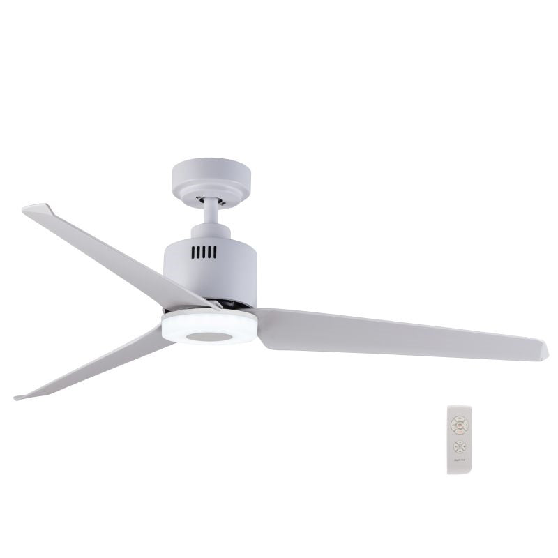 Astrid 3 Blade White LED Ceiling Fan - Lighting.co.za