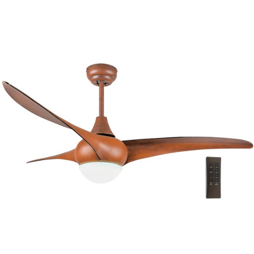 Cesna 3 Blade Wood Look LED Ceiling Fan - Lighting.co.za