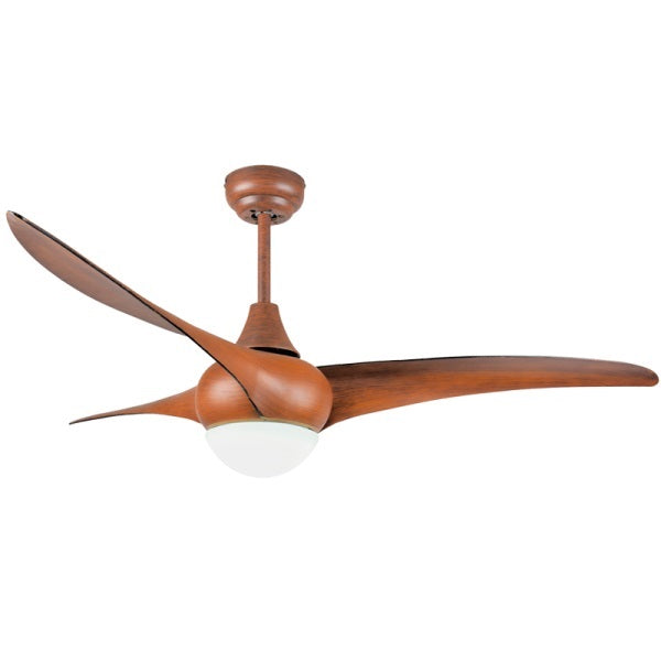 Cesna 3 Blade Wood Look LED Ceiling Fan - Lighting.co.za
