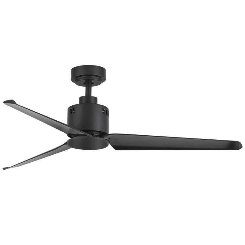 Atlanta 3 Blade Black Ceiling Fan Only - Lighting.co.za
