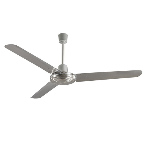 Georgia Large 3 Blade Stainless Steel Ceiling Fan Only - Lighting.co.za