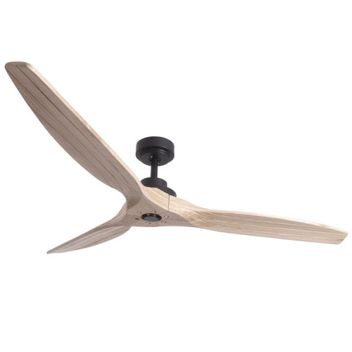 Nautica 3 Blade Black and Natural Wood Ceiling Fan Only - Lighting.co.za