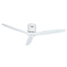 Nautica 3 Blade White Solid Wood Ceiling Fan Only - Lighting.co.za
