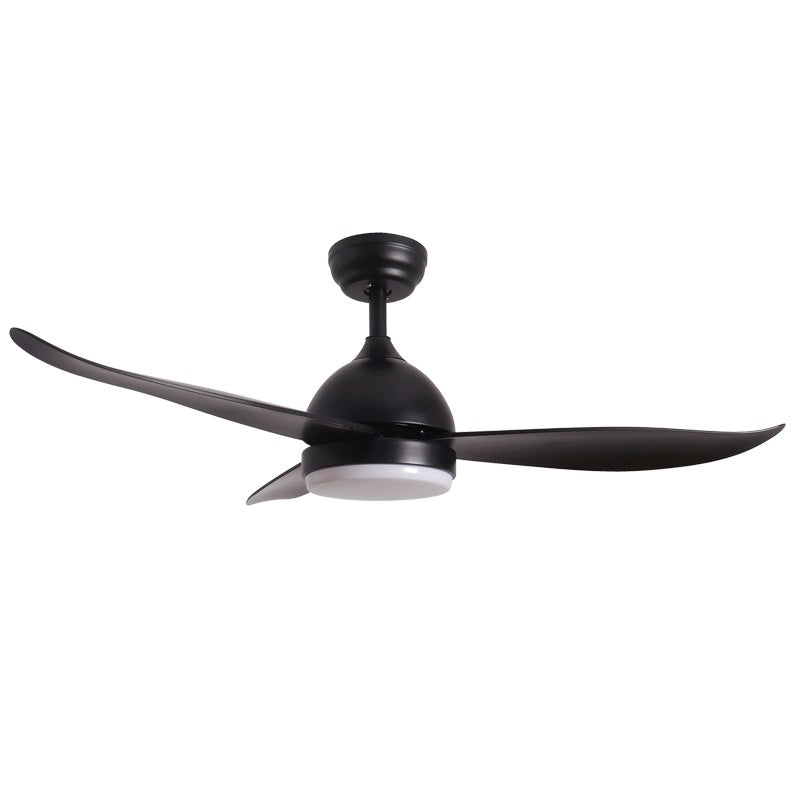 Grenada 3 Blade Black LED Ceiling Fan - Lighting.co.za