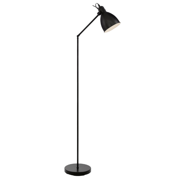 Priddy Black Adjustable Floor Lamp - Lighting.co.za