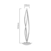 Senna White LED Nordic Floor Lamp - Lighting.co.za