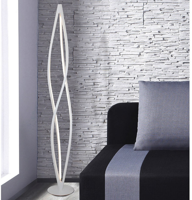 Senna White LED Nordic Floor Lamp - Lighting.co.za