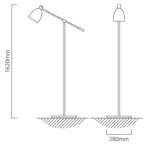 Tai White Or Black And Wood Floor Lamp - Lighting.co.za