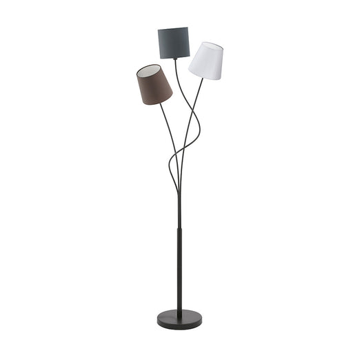 Maronda Black Three Shade Floor Lamp - Lighting.co.za