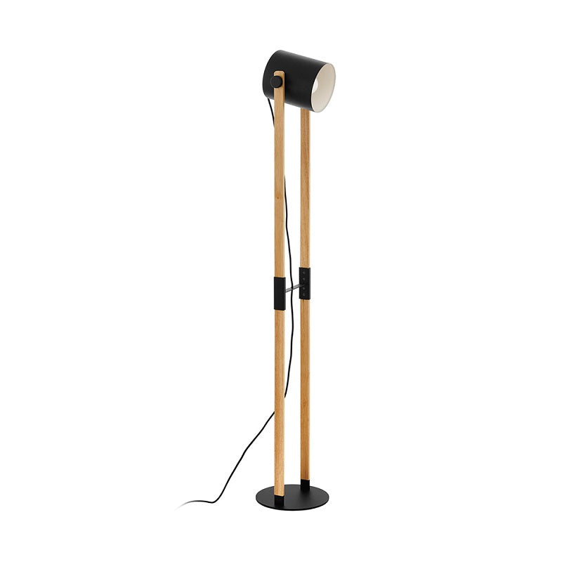 Hornwood Black and Wood Floor Lamp - Lighting.co.za