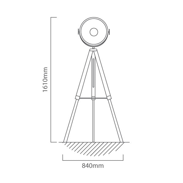 Covaleda Black and Gold Dome Floor Lamp - Lighting.co.za