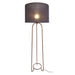 Manor Gold Bronze and Charcoal Shade Floor Lamp - Lighting.co.za
