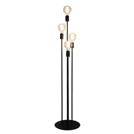 Atom Black | Gold 4 Light Multi Level Floor Lamp - Lamps - Lighting.co.za