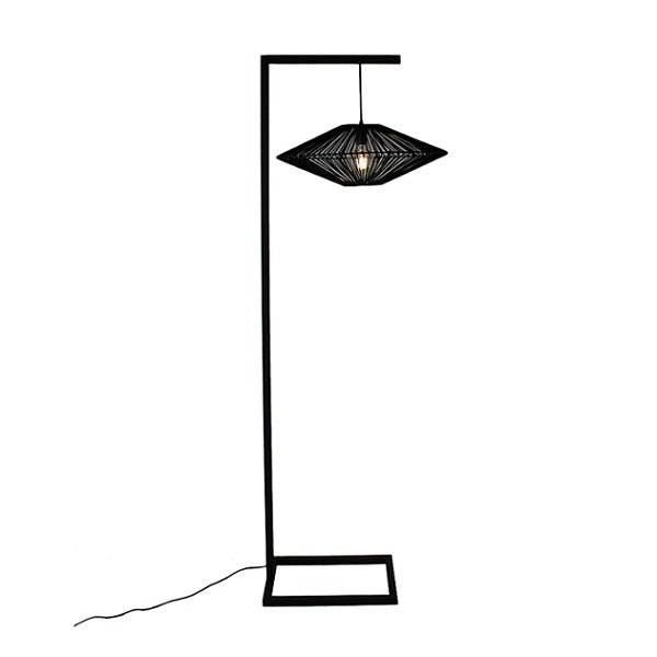 Rope Eclipse Black Floor Lamp - Lighting.co.za