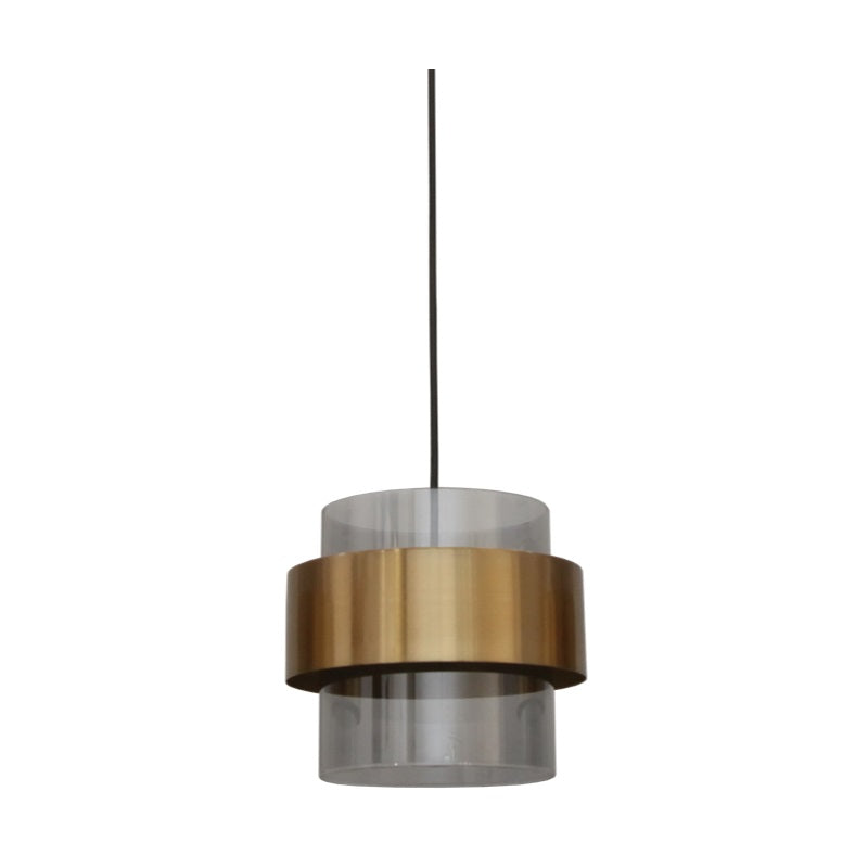 Forma Antique Brass and Glass Single Pendant Light - Lighting.co.za