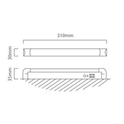 Under Counter 2W Rechargeable LED Emergency Light - Lighting.co.za