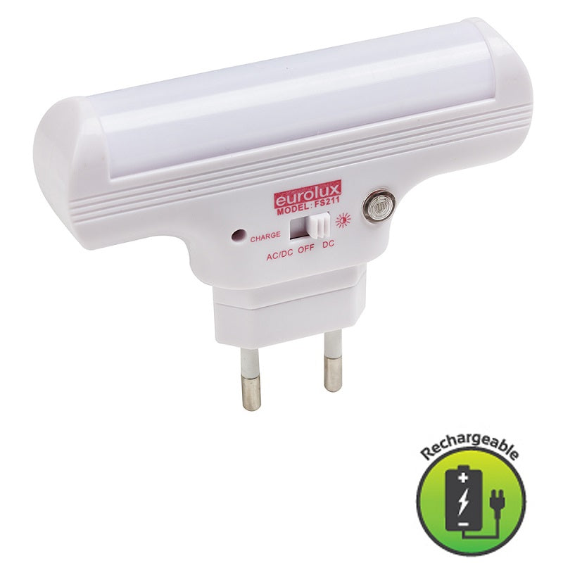 Day | Night Sensor Rechargeable Emergency SA Wall Socket Bulb - Lighting.co.za