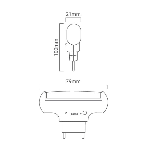 Day | Night Sensor Rechargeable Emergency SA Wall Socket Bulb - Lighting.co.za