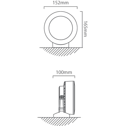 Fumagalli Tommy LED Black Outdoor Flood Light - Lighting.co.za