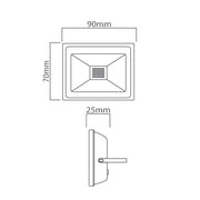 Floodlight 10W LED 4000K TWIN PACK - Lighting.co.za