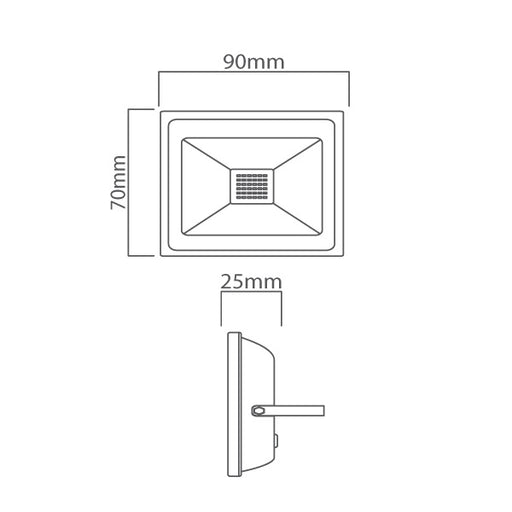 Floodlight 10W LED 4000K TWIN PACK - Lighting.co.za