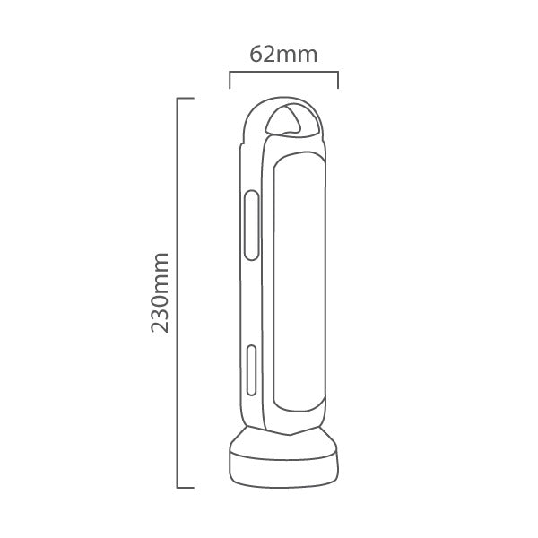 Fugo Portable 3W LED Rechargeable Emergency Lamp - Lighting.co.za