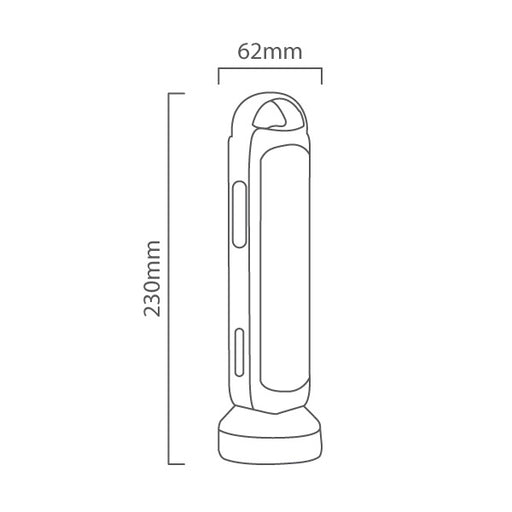 Fugo Portable 3W LED Rechargeable Emergency Lamp - Lighting.co.za