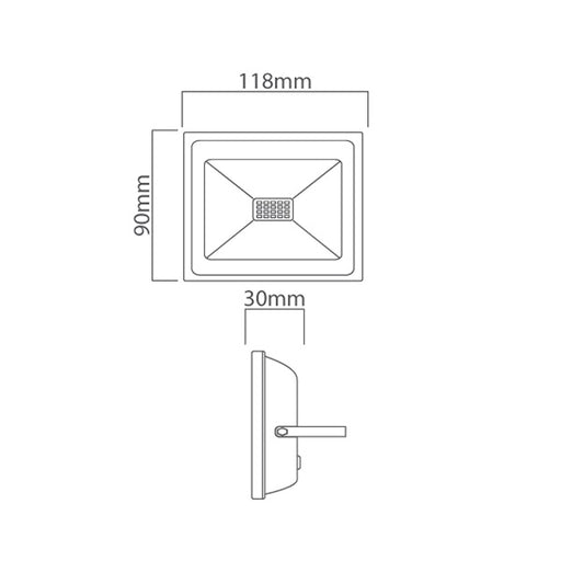 Floodlight 20W LED 4000K TWIN PACK - Lighting.co.za