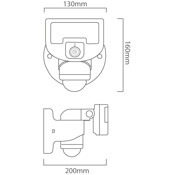 Nightwatcher Security Light with Wi-Fi Camera and Motion Sensor - Lighting.co.za