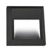 Delta Black Or White Square ABS Polycarbonate 1 Watt LED Step Light - Lighting.co.za