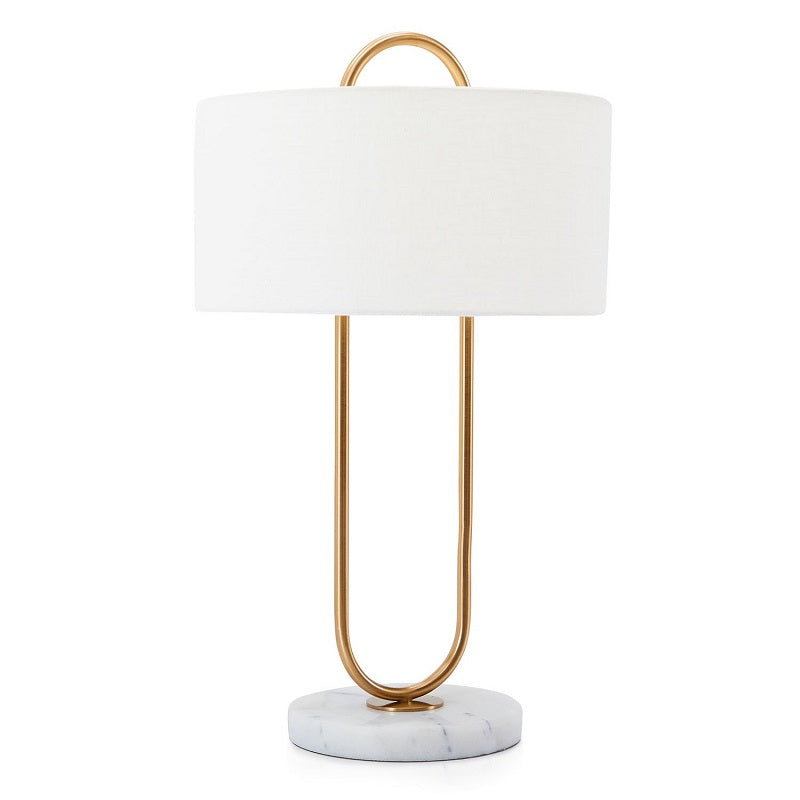 Faye Brass Look and Marble Table Lamp - Lighting.co.za
