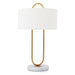 Faye Brass Look and Marble Table Lamp - Lighting.co.za
