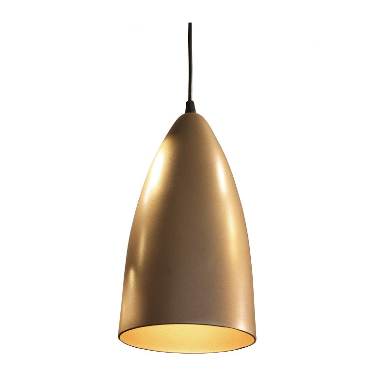 Fiona Gold or White Cone Metal Pendant Light - Lighting.co.za
