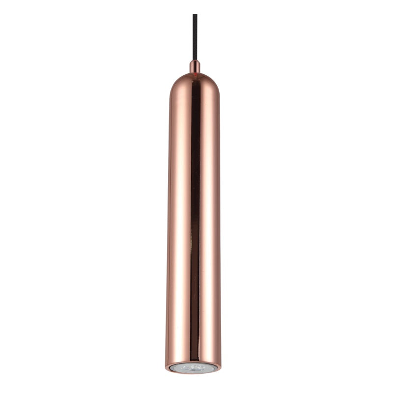 Fiore Copper | Chrome | White | Black Spazio Tube Pendant Light - Lighting.co.za