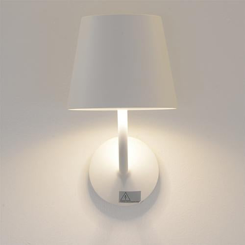 Flute White Shade LED Outdoor or Bathroom Wall Light - Lighting.co.za
