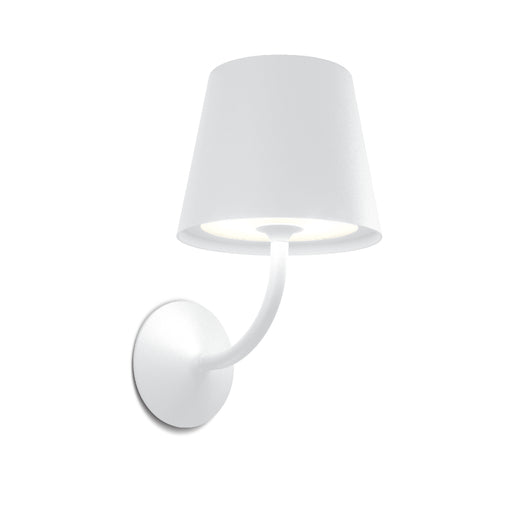 Flute White Shade LED Outdoor or Bathroom Wall Light - Lighting.co.za