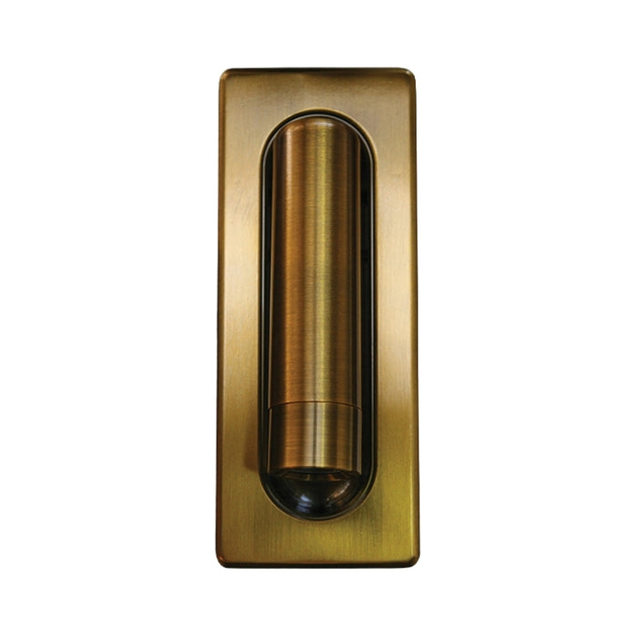 Fargo 3W LED Antique Brass | Black | White Self Switch Recessed Bedside Reading Wall Light - Lighting.co.za